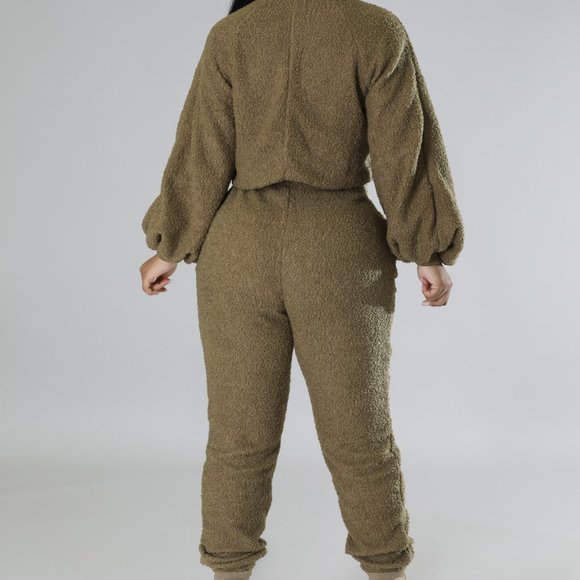 Fall Fuzzy Pant Set - Picture 2 of 4
